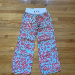 Lilly Pulitzer linen beach pants